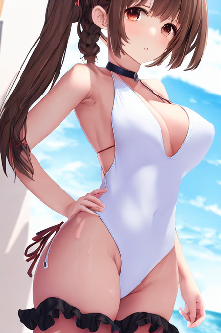 ステップ数上げたらもうだいぶそれっぽい
AIくん、おてて描くの頑張ったな…!
お前腋フェチだったのか… 