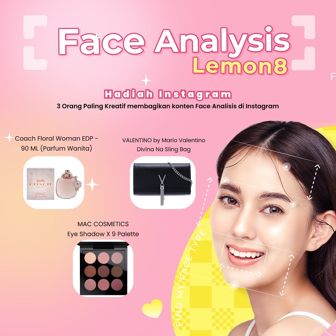 IndonesiaLemon8's tweet photo. Hadiahnya super kece!!!!

Menangkan Perfume Coach Floral Woman EDP
Valention bag by Mario Valentino
dan eyeshadow palette dari MAC COSMETIC 🤩🤩🤩

Ada voucher sociolla juga lho buat kamu 😁😁

Join : https://t.co/Gh80Bwl3gH

#lemon8indonesia #lemon8faceanalysis #faceanalysis https://t.co/IoLgfSOisq
