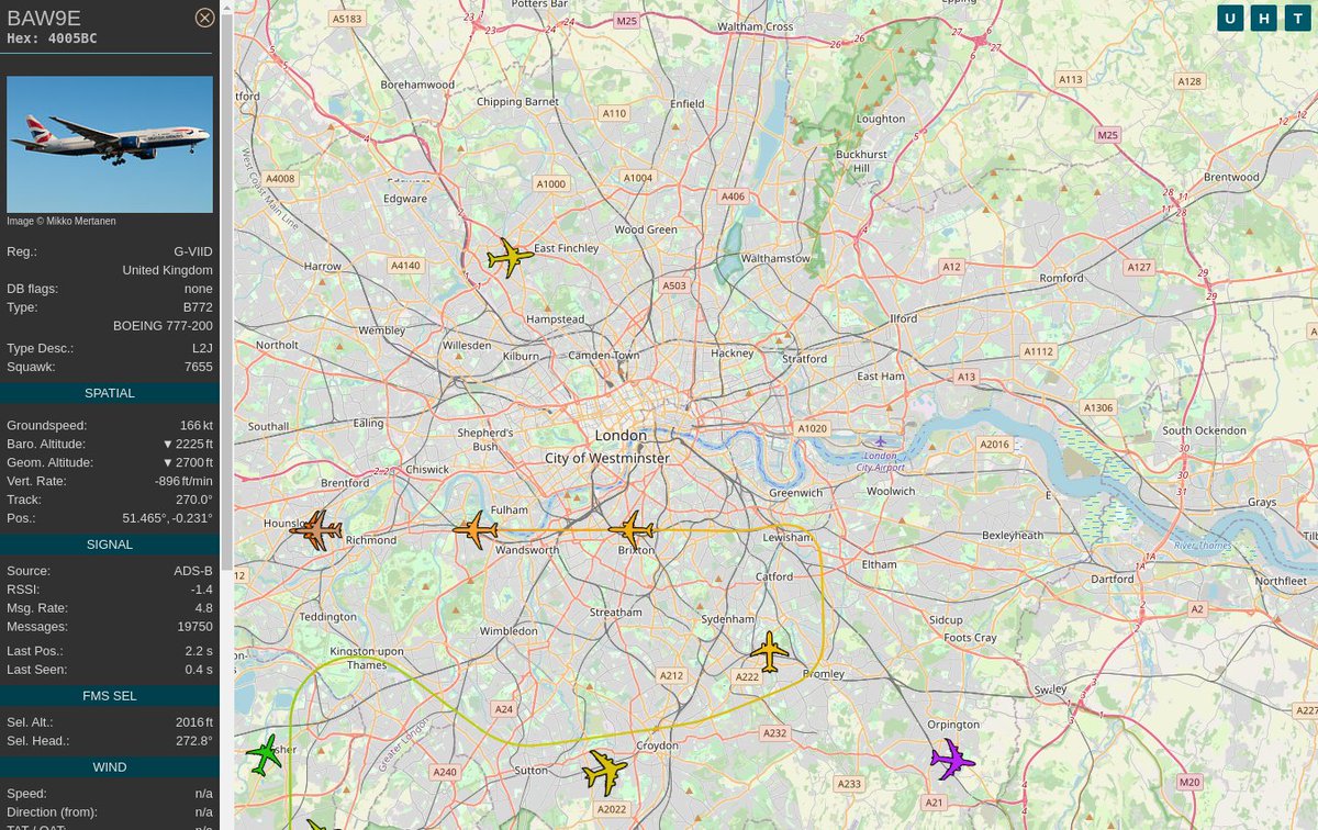 Air Traffic SE1 on Twitter "Flight BAW9E Route EWRLHR Newark