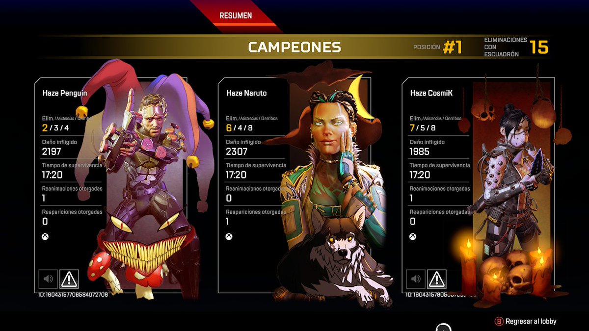 AmericaFlores__'s tweet photo. Una partida con mi Team 🥺💗
#teamhaze
#ApexLegends https://t.co/AOuOJzc8sz