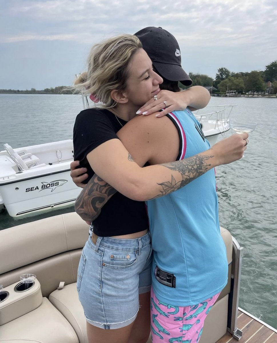 Liammurrayy's tweet photo. My sister from another mister got engaged yesterday and let me tell you… No other human in this world deserves the sacred love she has found, more than my @lilllllzz te dua, cheers to you and Jon🌌🖤💎- xoxo Leeham💋 https://t.co/ex7sw8lnks