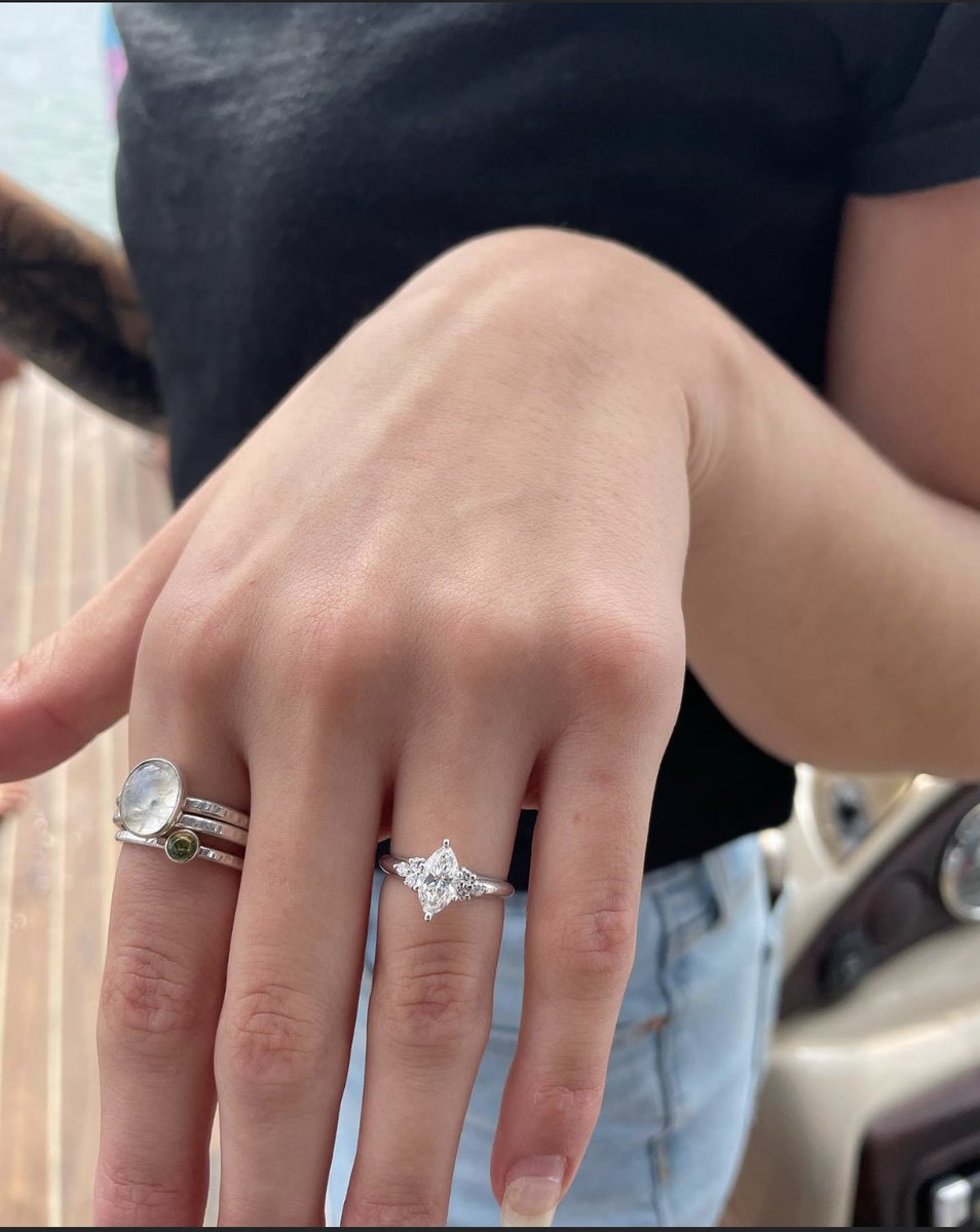 Liammurrayy's tweet photo. My sister from another mister got engaged yesterday and let me tell you… No other human in this world deserves the sacred love she has found, more than my @lilllllzz te dua, cheers to you and Jon🌌🖤💎- xoxo Leeham💋 https://t.co/ex7sw8lnks
