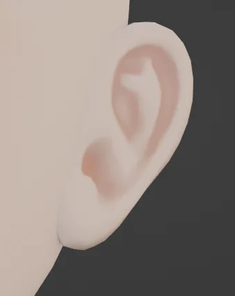 he's got ears now !!! i hated modeling them!! 