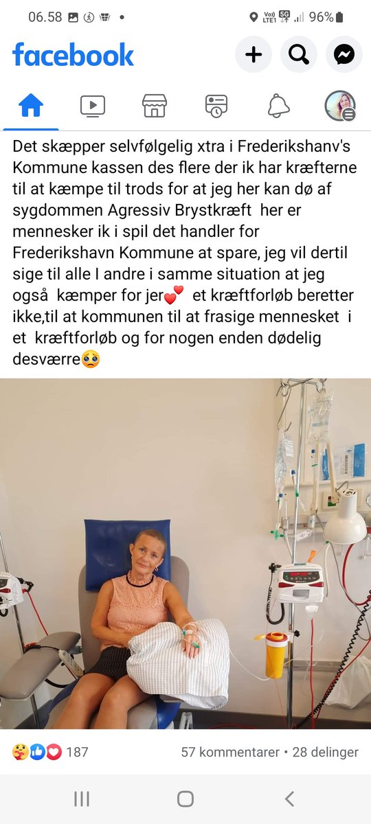 HJÆLP Karin
Urimelig og ulovlig behandling af syge borgere sker hver dag landet rundt. Lige nu skider Frederikshavn @FrhKommune på at #Karin har kræft og ret til forlænget sygedagpenge
De sætter hende på kontanthjælp 
Og tjener penge, føj #dkmedier #dkpol #kæmpmodkræftogkommunen