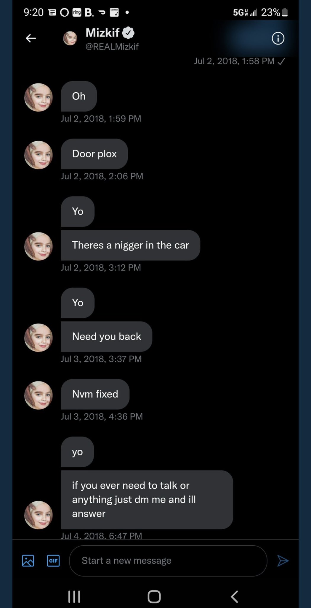 LEAKEDLULW on Twitter "Messages from REALMizkif to REALIcePoseidon