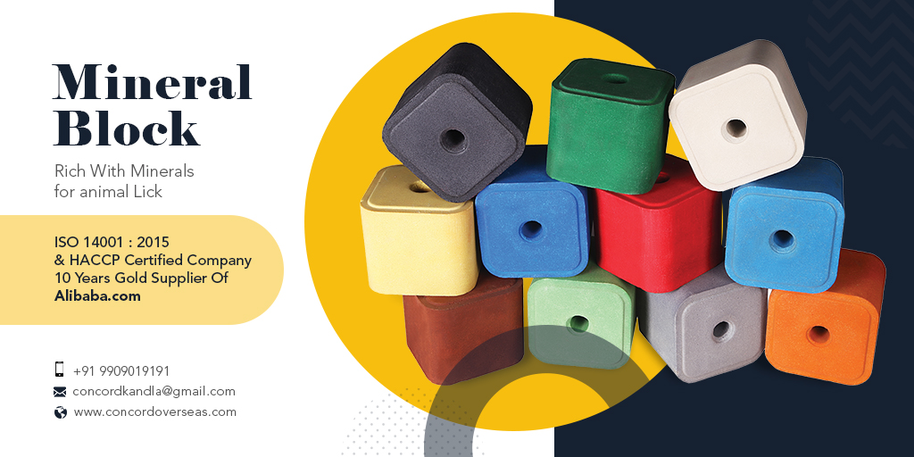 CONCORDKANDLA's tweet photo. MINERAL BLOCKS
MANUFACTURERS &amp; EXPORTERS - INDIA
CONTACT US ON: concordkandla@gmail.com
MOBILE / WHATS APP: +91 9909019191
#minerals #blocks #licks #saltlicks #saltblocks #cowfeed #goatfeed #horsefeed #cattlefeed #madeinindia #exporters #manufacturers #concordoverseas #animallick https://t.co/JZUvW35oDe