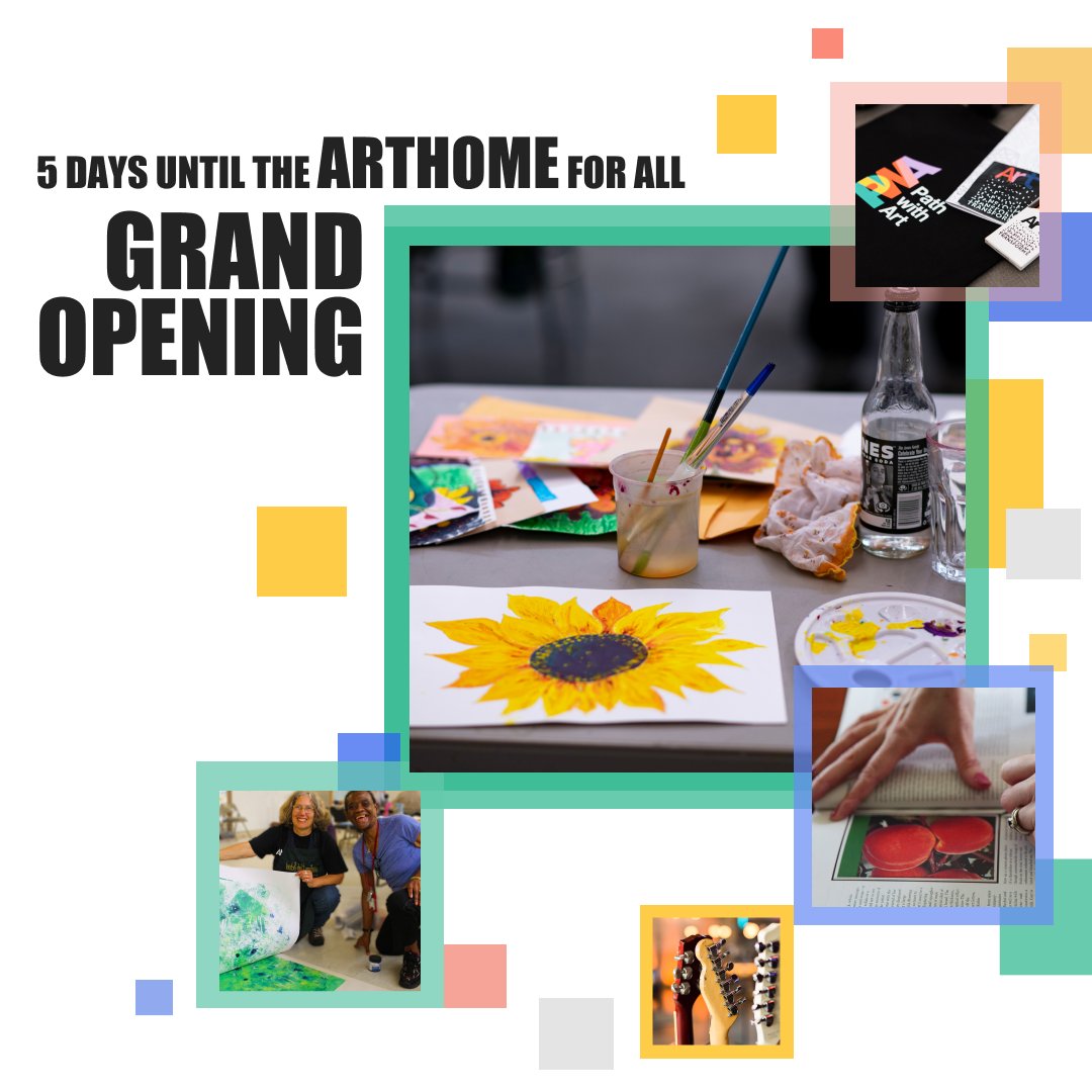 Path with Art (@pathwithart) on Twitter photo We are  SO close to our Grand Opening Celebration! RSVP (link in bio) Only 5 DAYS away come out to be part of our new ArtHOME. We have music, TACO TRUCKS, art making + more - All are welcome! #communityart #seattlecenter #grandopening #inclusiveart #safespace #arthome We are  SO close to our Grand Opening Celebration! RSVP (link in bio) Only 5 DAYS away come out to be part of our new ArtHOME. We have music, TACO TRUCKS, art making + more - All are welcome! #communityart #seattlecenter #grandopening #inclusiveart #safespace #arthome