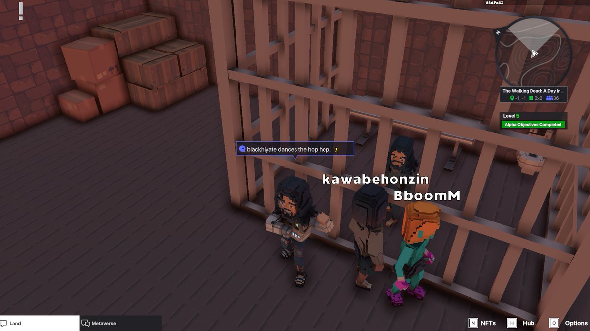 BHiyate's tweet photo. @TheSandboxGame @TheWalkingDead I just participated in the #SandboxAlphaS3Giveaway for a chance to win 500 SAND! Found Negan in Alexandria, check out my screenshot below!
👇 https://t.co/NQoExwSeP4