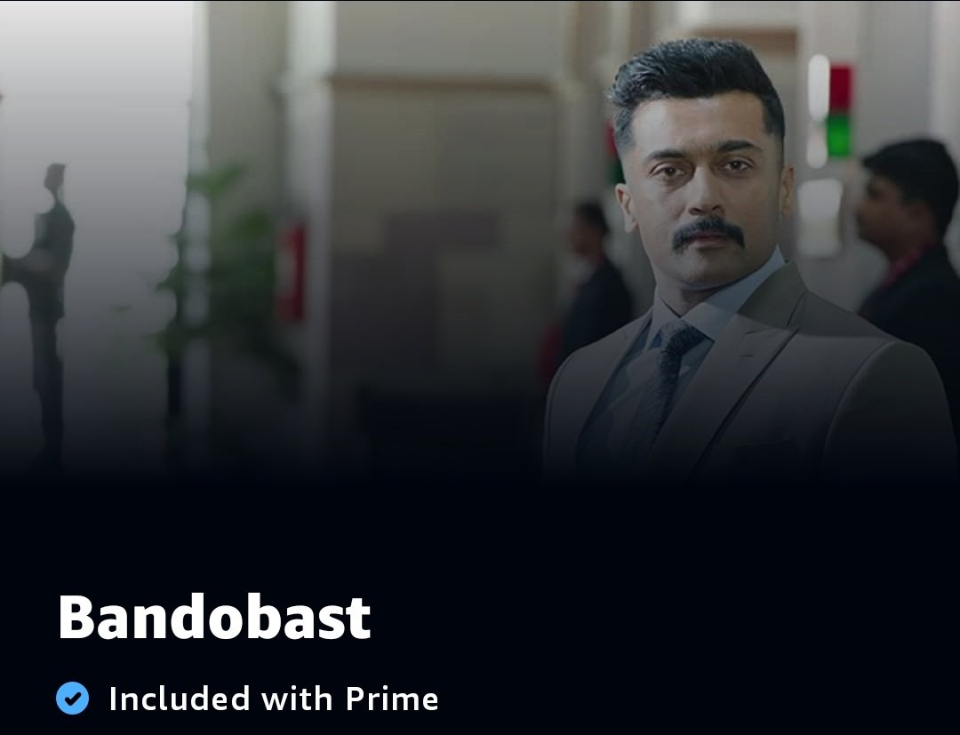 thesaharshgarg's tweet photo. @Suriya_offl Sir 🤝 #KVAnand Sir Padam/Movie Kaappaan Completed 3 Years.
Original Tamil Version #Kaappaan &amp;
Telugu Version #Bandobast Streaming On Amazon Prime Video 👍👍
A Decent Movie Filled With Good Numbers Of Thrills , Twists &amp; Turns

#Suriya #3YearsOfKaappaan https://t.co/CFOcbh9XkB