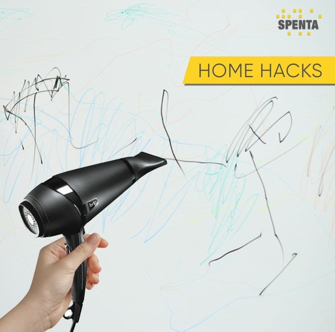 spenta_corp's tweet photo. If your child loves using your white walls as their crayon canvas, we at #Spenta have the perfect #Hack for you!

Simply heat the offending portion of the wall with a hairdryer for a few seconds and then wipe any marks away with a soft cloth.

#RealEstate #Mumbai #SpentaHomes https://t.co/Cp0r1jyVNg