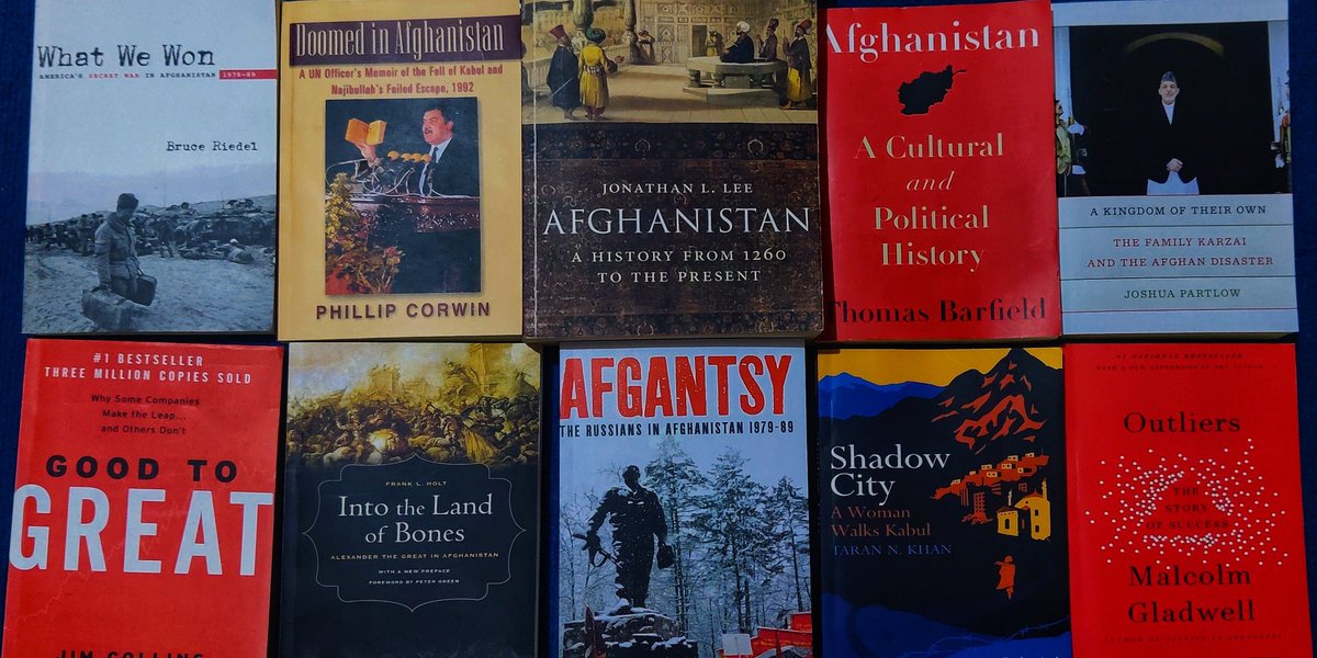 AFGReadersClub's tweet photo. 📣 New Arrivals: Place Your Order Now!
📕 What We Won; America's Secret War In Afghanistan 1979-89
📗 Doomed in Afghanistan; A UN officers memoir of the fall of Kabul and Najibullah's failed escape, 1982
📙 Afghanistan; A History from 1260 to the present https://t.co/61XAVBSSml