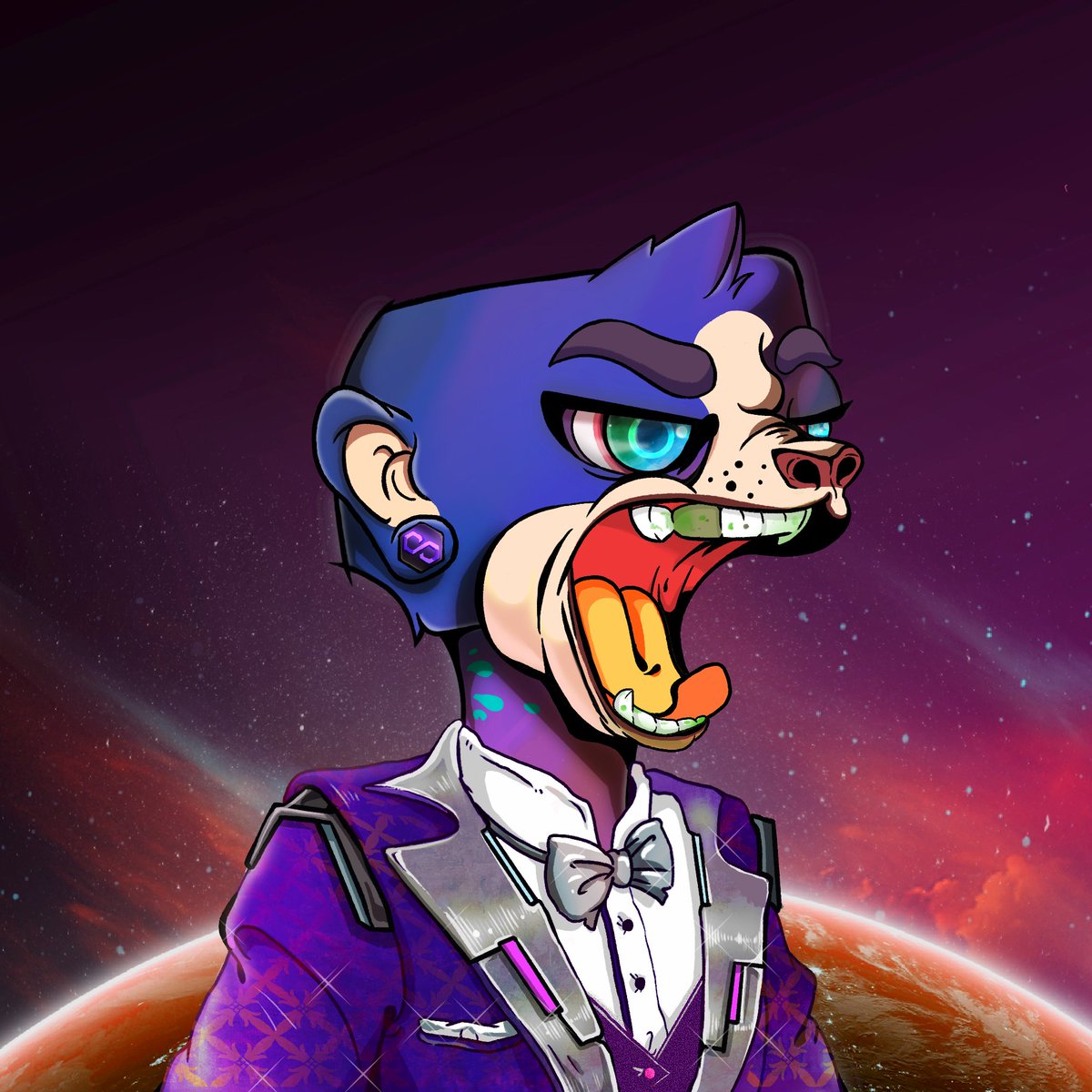 mikhailbaynes's tweet photo. Poly MM reveal. The Bamba Crew. Bond MM, Angel MM, Devil MM and Spaceman 9 MM. #Polygon #Matic #web3 #NFT #MadMeerkat #MMGlobalMadness @MadMeerkatNFT https://t.co/fO3vX64VZO