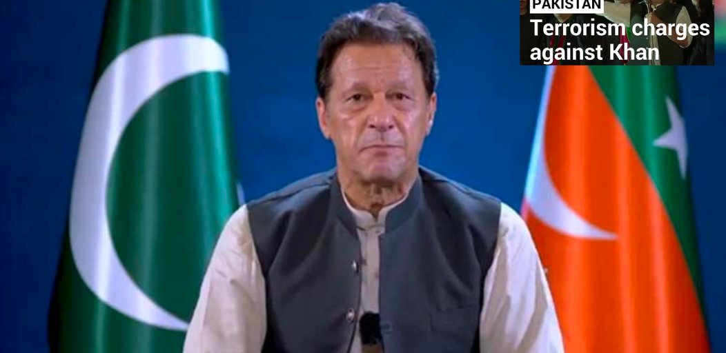 rahma_ramin's tweet photo. #Imran Khan  former prime minister of #Pakistan is charged with #terrorism although we all know that this is not something new …!!! #TerrorismIsGrowingInPakistan #PakTerrorism https://t.co/o1y2cRJKXz