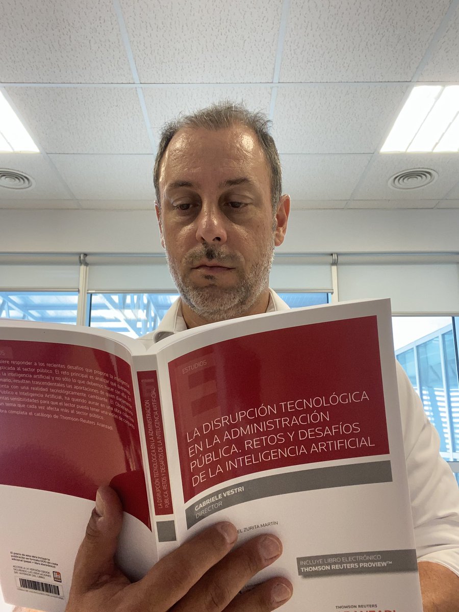 gabrielvestri's tweet photo. 🎉🎉Es con gran ilusión que presentamos nuestra obra impresa sobre #IA y Adm. pública..editada por @TR_ESP. Participación de lujo..entre otrxs: @mccamposacunha @Ebpal @NachoHerce @cris_goe @MarRebato @ctpdandalucia y +..gracias @derecho_uca ..@odise_ia @pacopini @PresnoLinera https://t.co/q0yB6asEDN