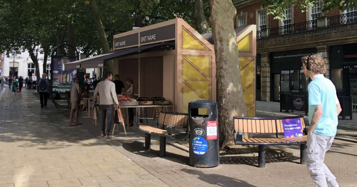 Great news for #Peterborough residents and visitors. The long awaited City Market is set to open soon, which will be occupied by a wide variety of #traders, from fruit sellers, leather goods and coffee, with the intention of extending this in future. bit.ly/3UnMl6l