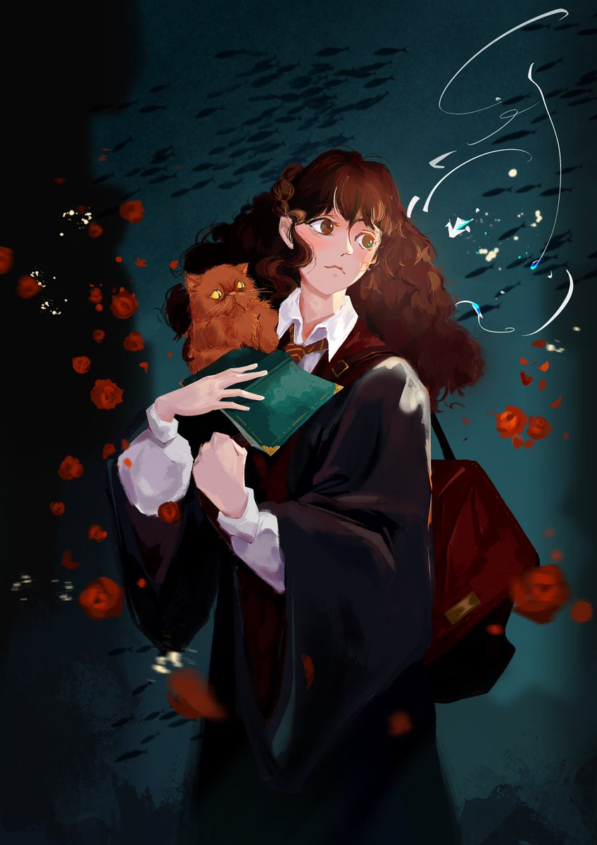 -9.19-  
To the Brightest Witch in Her Age
🥂🍰🍻🦁
#dramione #hermione #HarryPotter #harrypotterfanart