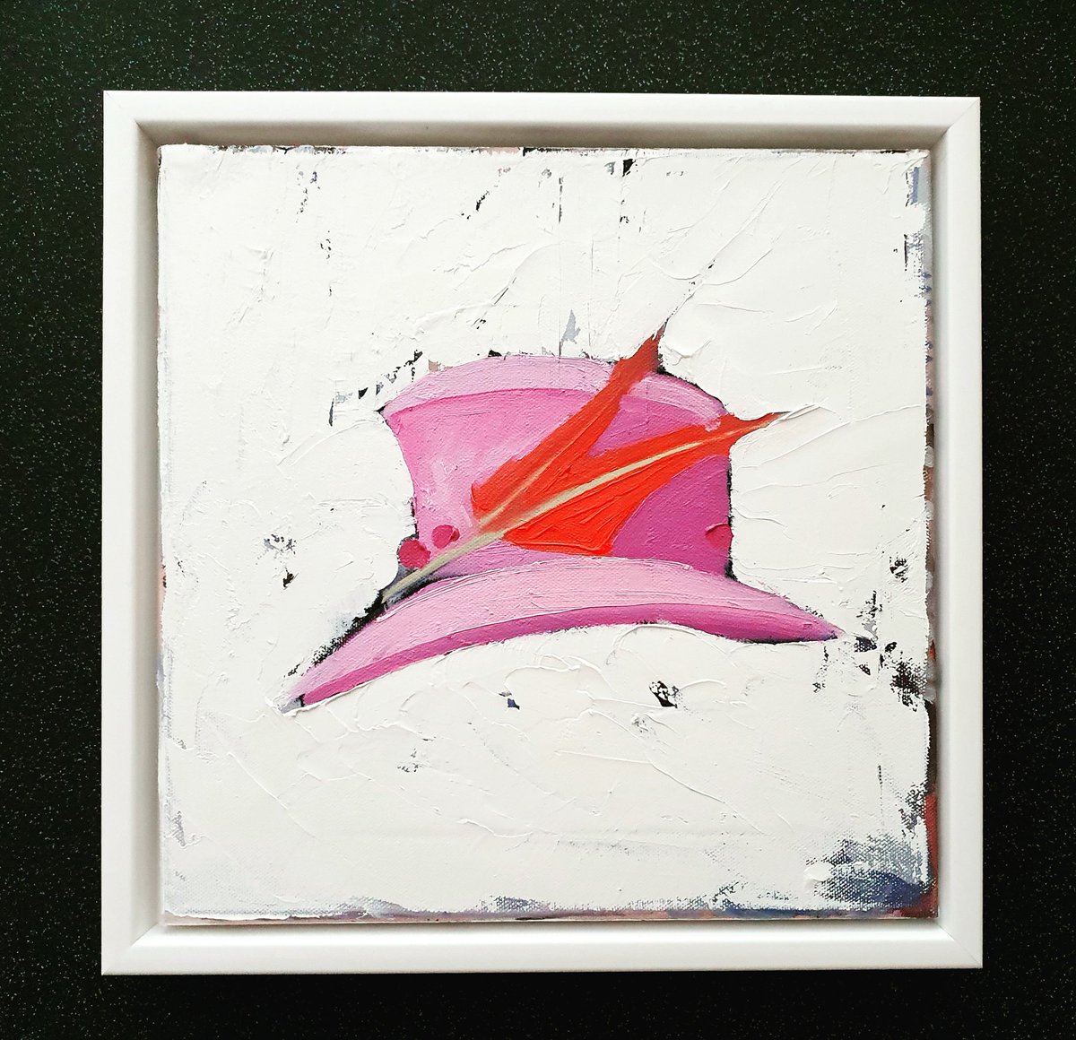 The Queens Hats no.1 RIP QEII linkinbio #queensfuneral #queensfuneral #hats #milinary #artforsale #homedecor #pink #buyart #QueenElizabethIIMemorial