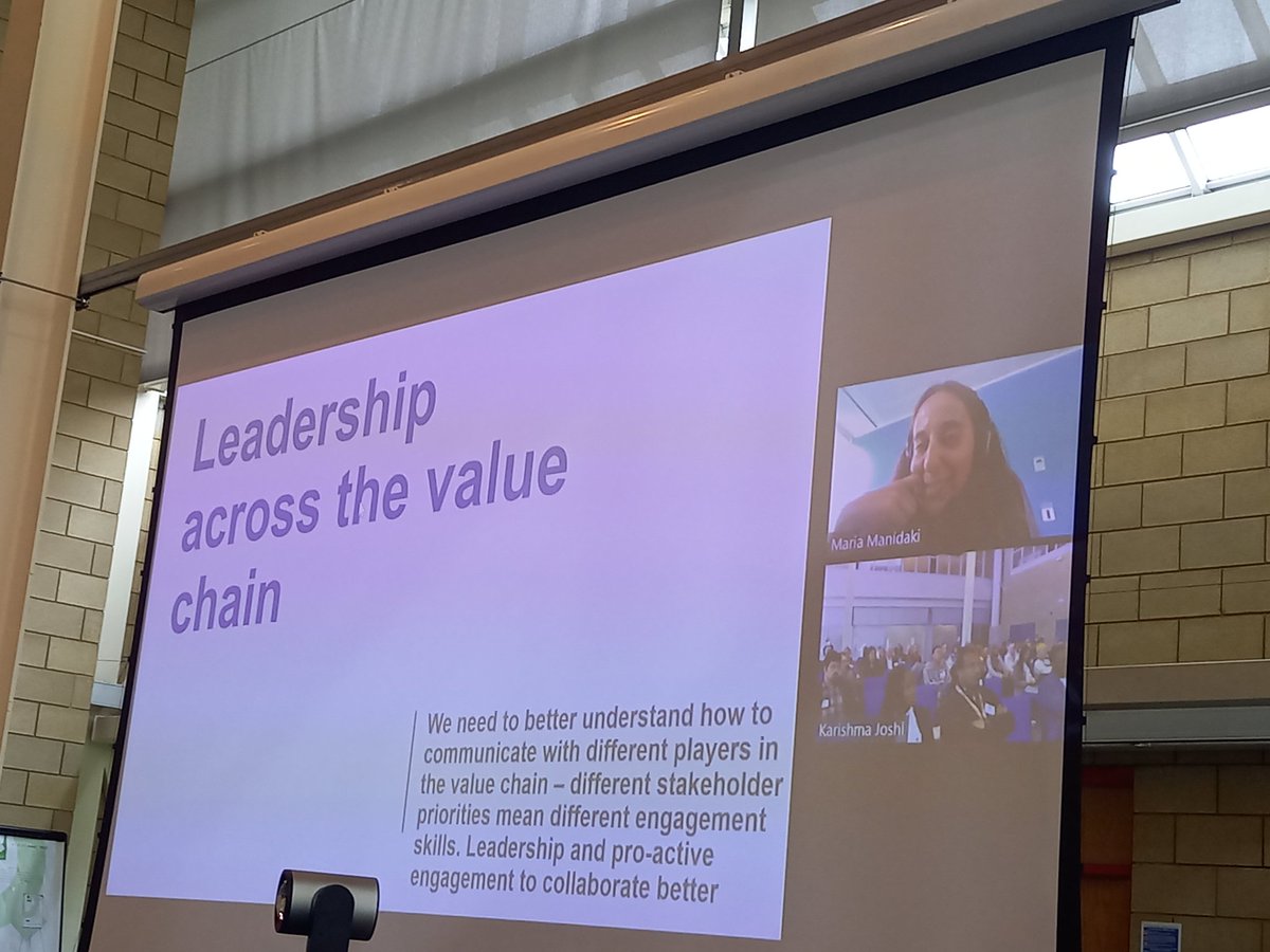 DrKathrynNorth1's tweet photo. Dr Maria Manidaki Technical Director Decarbonisation reflects on the skills needed to decarbonise. Leadership is key, as well as systems thinking @CentreDice #NetZeroFutures #lovepostdocs https://t.co/VbACt96alR