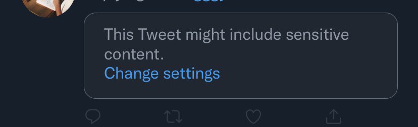 Zigggy21's tweet photo. I need help. How do I change my settings? I have tried everything and sometimes it’s not even sensitive content… #ITTwitter @TwitterSupport https://t.co/m2MdA0CHfb