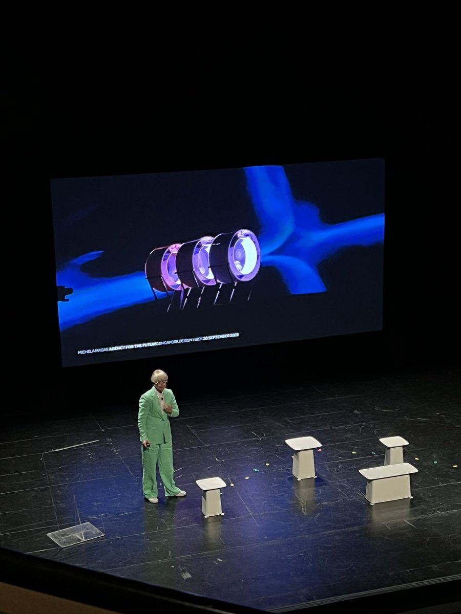 vroniranner's tweet photo. Wonderfully rich sharing by #michaelamargas about their fantastic work on musical experimentations and cross-collaboration #designfutures #singaporedesignweek https://t.co/2lwb6fCTm2