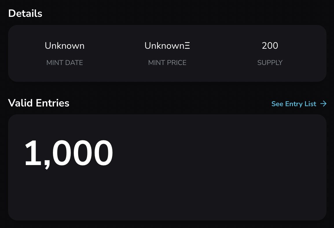 blankstudioart's tweet photo. ★ [MINT PASS: BLANK TOKEN] ★

Supply: 1000
Mint Price: Free + Gas

Haven't launched our premint on Twitter yet and already received 1000 entries in less than 24 hours. 

"A true masterpiece does not tell everything." ―  Albert Camus

Public Raffle: https://t.co/iLUTfcOD94 https://t.co/Vz0wVL80qT