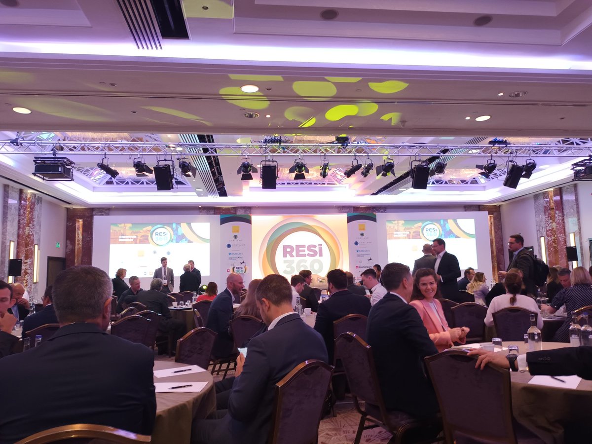Hugely informative and interesting start to #resi360 equal parts frightening, optimistic, challenging and  insightful!