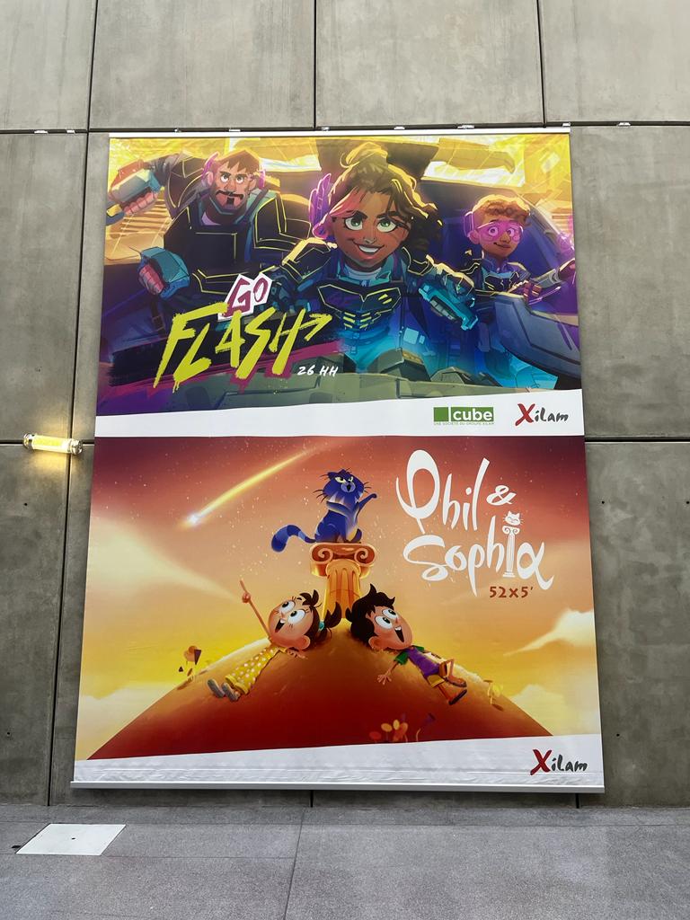 Xilam is in Toulouse for #CartoonForum by @CARTOON_media! We had such a great time pitching "Phil &amp; Sophia" this morning 🐱 See you tomorrow for "Go Flash" with <a href="/cube_prod/">Cube Creative</a>! 

#animation #cartoon