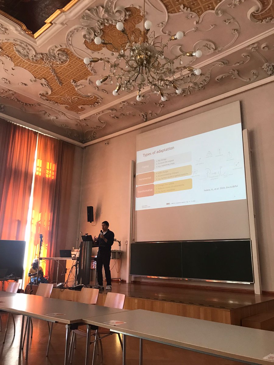 eclim_'s tweet photo. #imc2022: @Randymunoz31 convened Focus Session 75: "Transformational adaptation in social-ecological mountain systems" with Holger Frey Fabian Drenkhan, Christian Huggel, &amp; Luis Daniel Llambi from @_CONDESAN 

#cascadingimpacts #localcommunities #longtermadaptation 🧵2 https://t.co/GzuG1auKll