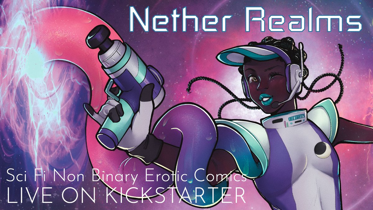LIVE ON KICKSTARTER UNTIL OCT 13TH

☄️Nether Realms🚀
Sci-Fi Non-Binary Erotic Comic Anthology

15 New smutty stories from the team behind <a href="/AmbrosiaAntho/">Trans Masc & Non Binary Erotica Anthology Ambrosia</a> &amp; <a href="/AnthologyNectar/">Trans femme & Nonbinary Comic Antho</a> 

Pls RT! 💛🤍💜🖤

kickstarter.com/projects/khaos…