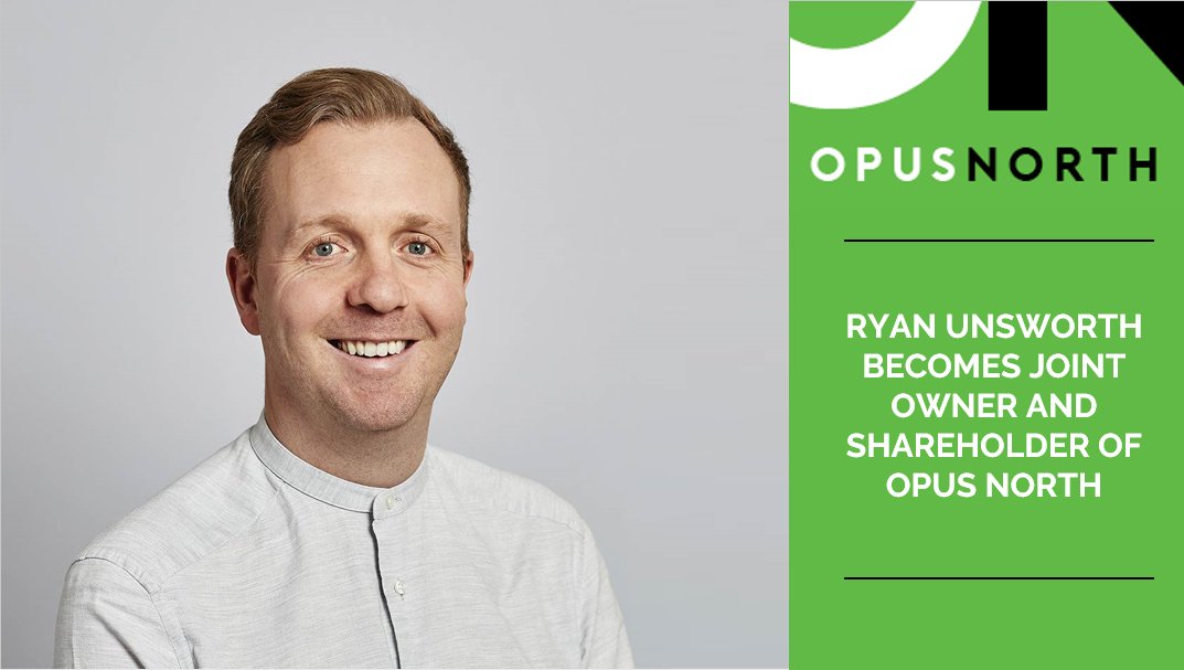 Exciting news from Opus North this week as Ryan Unsworth becomes Joint Owner and Shareholder of the business. Since joining Opus North, Ryan has been directly involved in the acquisition and delivery of several of the firm’s major projects.  Read more: opusnorth.co.uk/ryan-unsworth-…