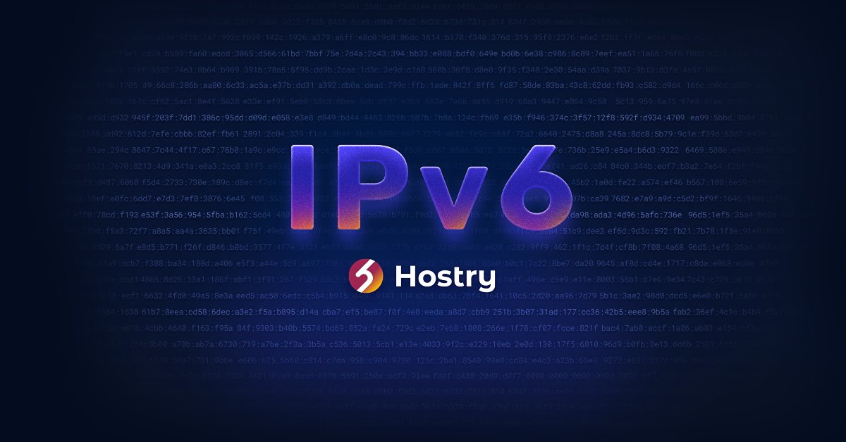 Why IPv6 is it needed: an extraordinary properties
hostry.com/blog/why-ipv6-…