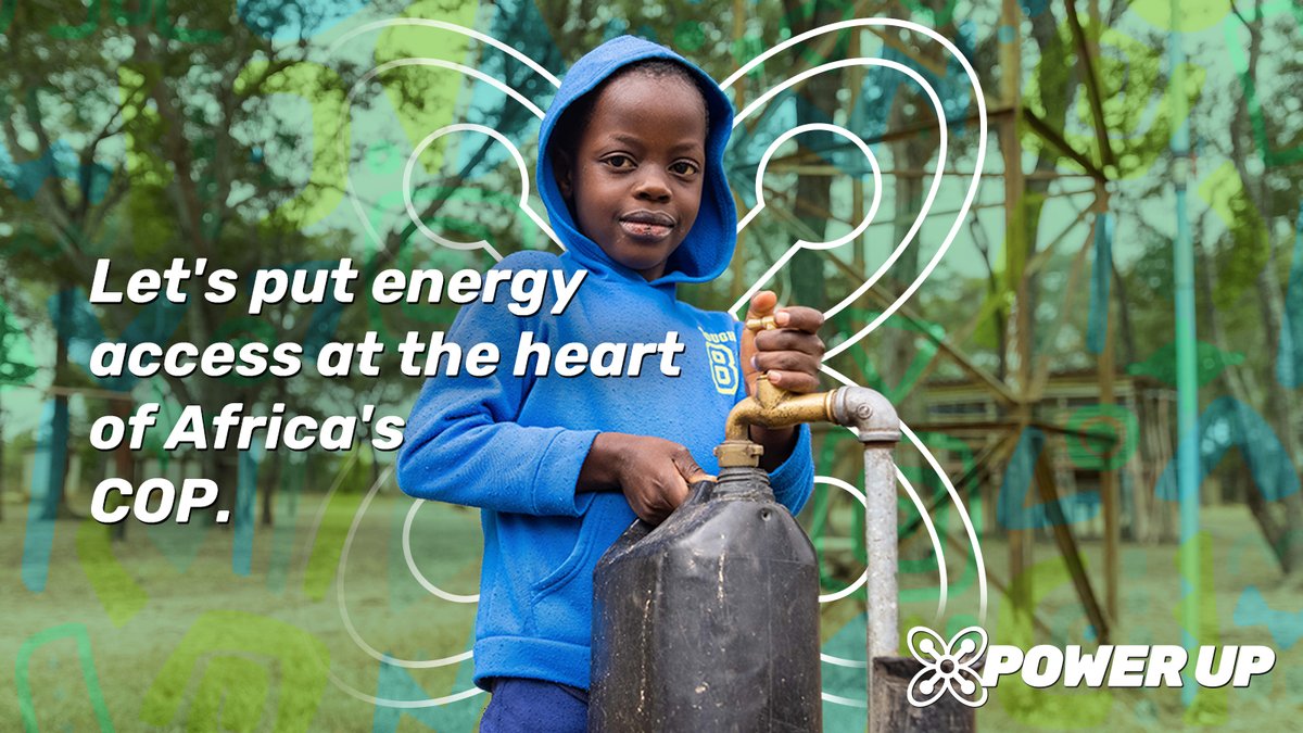 We're proud to launch Power Up - Africa's call for new global funding to bring green, affordable energy to those facing climate crisis. Visit PowerUpNow.org to find inspiring stories, data, and how to support this coalition campaign. #GreenPowerisaMust