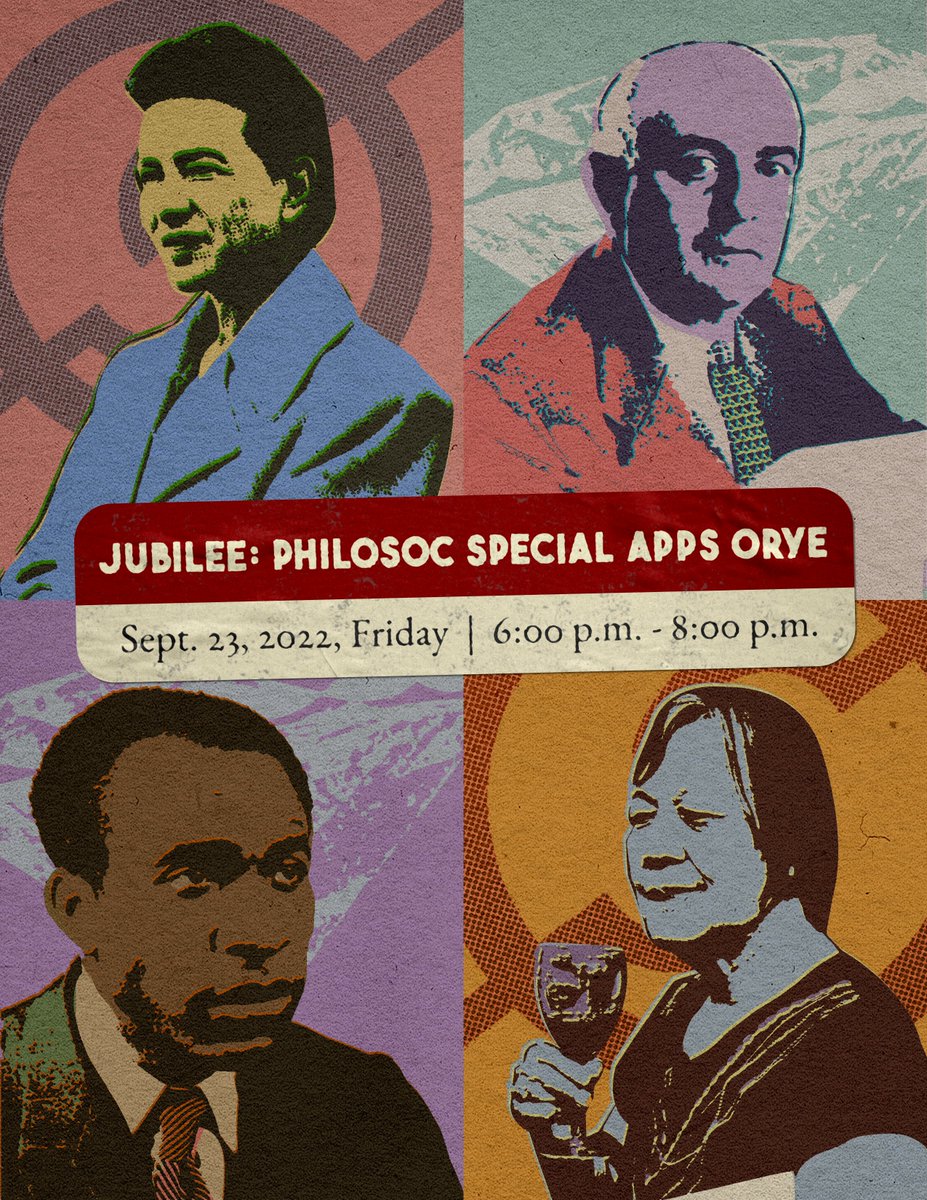 UPPhiloSoc's tweet photo. Missed our Applicants' Orientation? No worries, we got you covered. PhiloSoc will have a Special Orientation on September 23 from 6 p.m. until 8 p.m.
Be part of the country's premier philosophical organization!
---
SIGN-UP FORM:
https://t.co/hro6V0zeQh
#UnityAmidstDiversity https://t.co/XmmIf5CVtd