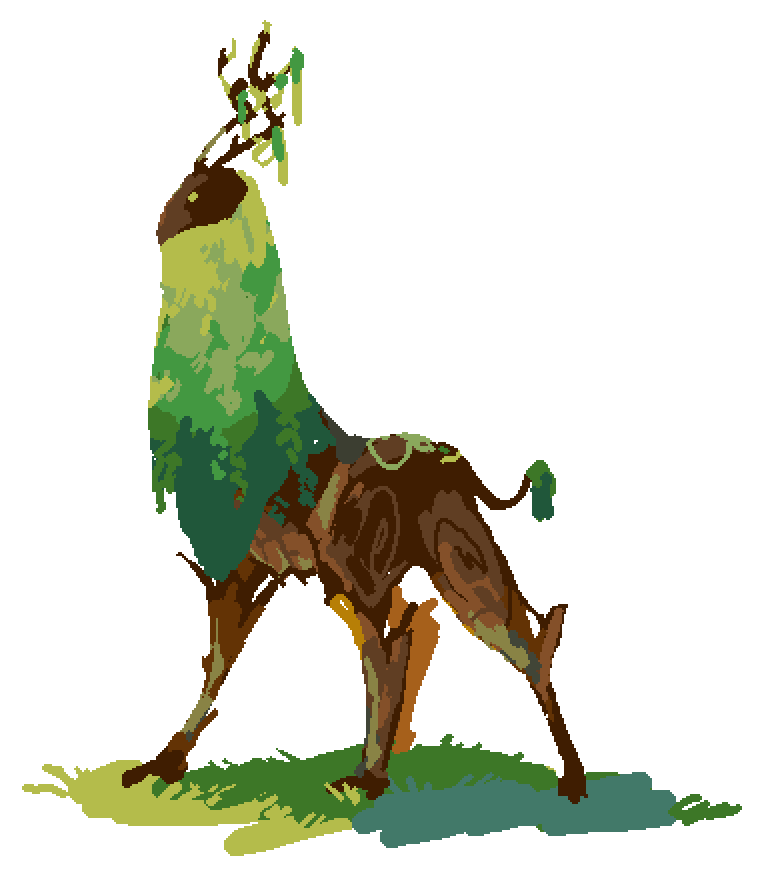 「woodsy creatures over the years. 2021 - 」|finchのイラスト