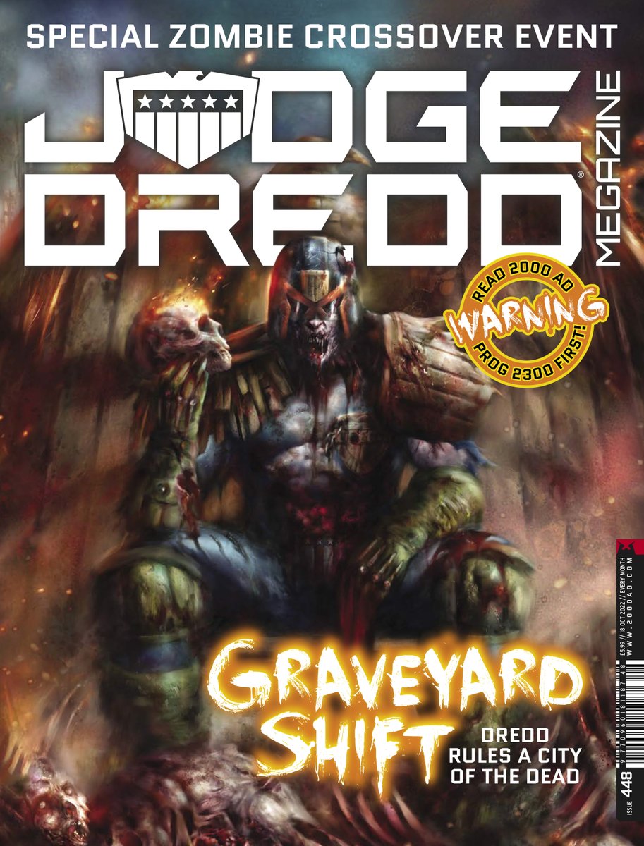The Day of Judgement is coming – don’t miss the comics event of the year!

2000 AD and the Judge Dredd Megazine combine into one epin undead event! bit.ly/3S7OtNC Out tomorrow or save 10% on cover price with our webshop bundle!