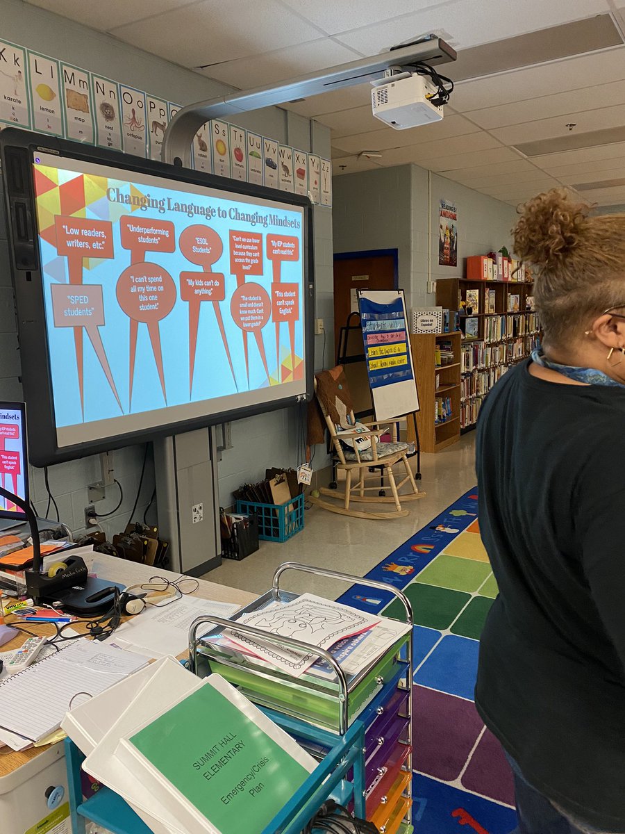 SummitHallRS's tweet photo. Focus on Tier 1 practices in the best interest of all students #goodfirstteaching #reflection #assetbasedlanguage https://t.co/YDJR129fik