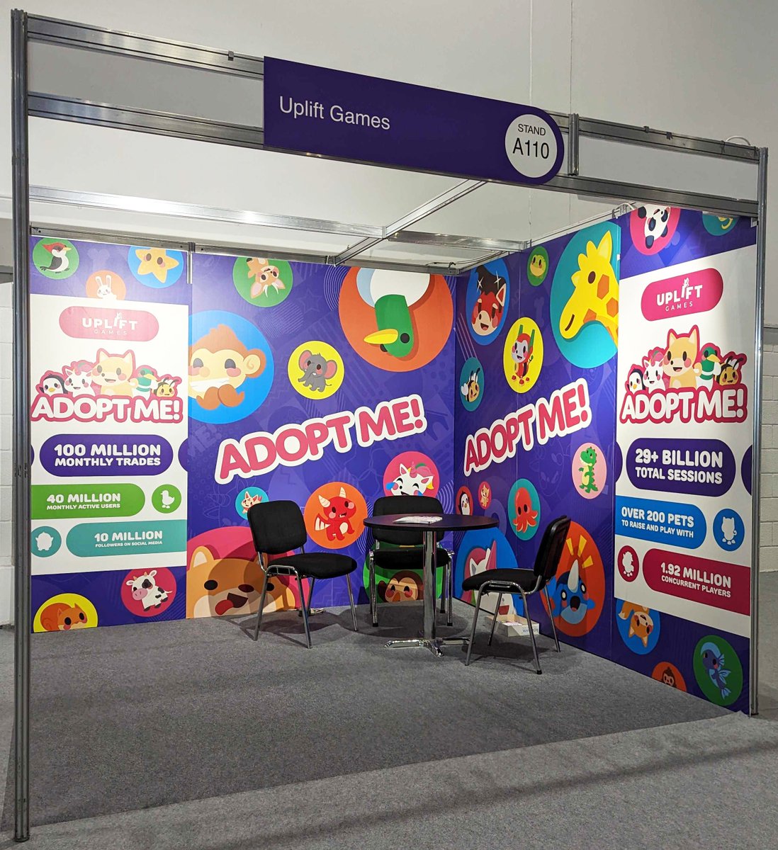 Brand Licensing Europe (BLE) is just about to begin, and we love how our stand looks! If you're attending, make sure to stop by and say hi to our Consumer Products team or drop us an email at consumerproducts(at)uplift(dot)games