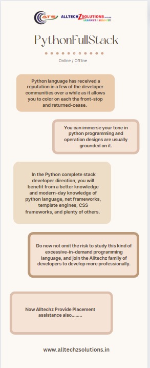 alexsamcurren's tweet image. AlltechzSolutions is the Best #PythonFullstack Training Institute in @Chennai 

#Pythonfullstacktraininginchennai #Pythonfullstacktraininginvelachery #Pythonfullstacktraininginstittuteinchennai 
Visit us: alltechzsolutions.in
For Enquiry: 7810998987