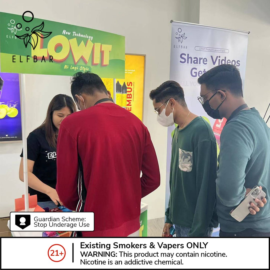 elfbar_official's tweet photo. 🇲🇾 Here we go again. Meeting LOWIT in Malaysia! 

😶‍🌫️ Have you found any flavor to be your top 3 this time?
.
.
#LOWIT #AllYouNeedIsAClick #EnjoyLOWIT #ELFBAR https://t.co/yESVeR4H2B
