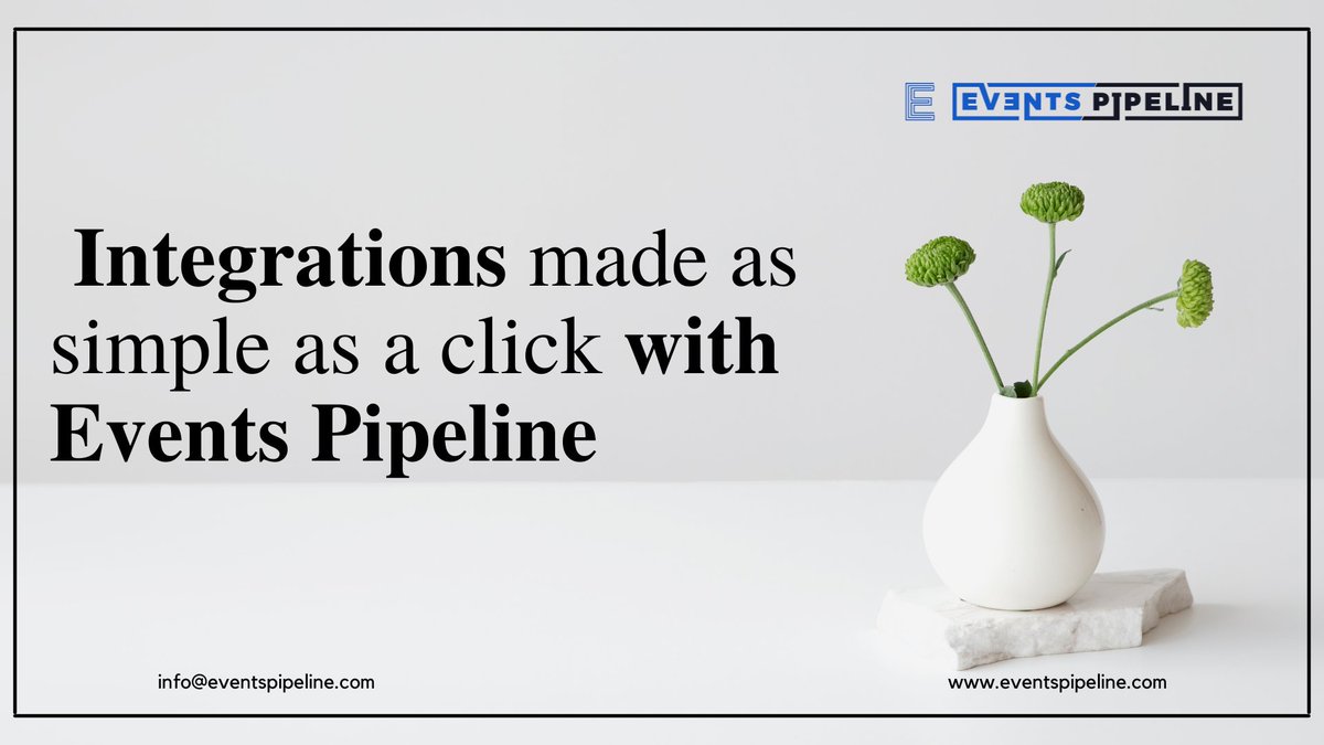 ✅Events Pipeline is a virtual event platform that offers custom integrations allowing the planners to make seamless integrations among event-based platforms of their choice. 

✅So, request a demo and experience our seamless integrations.