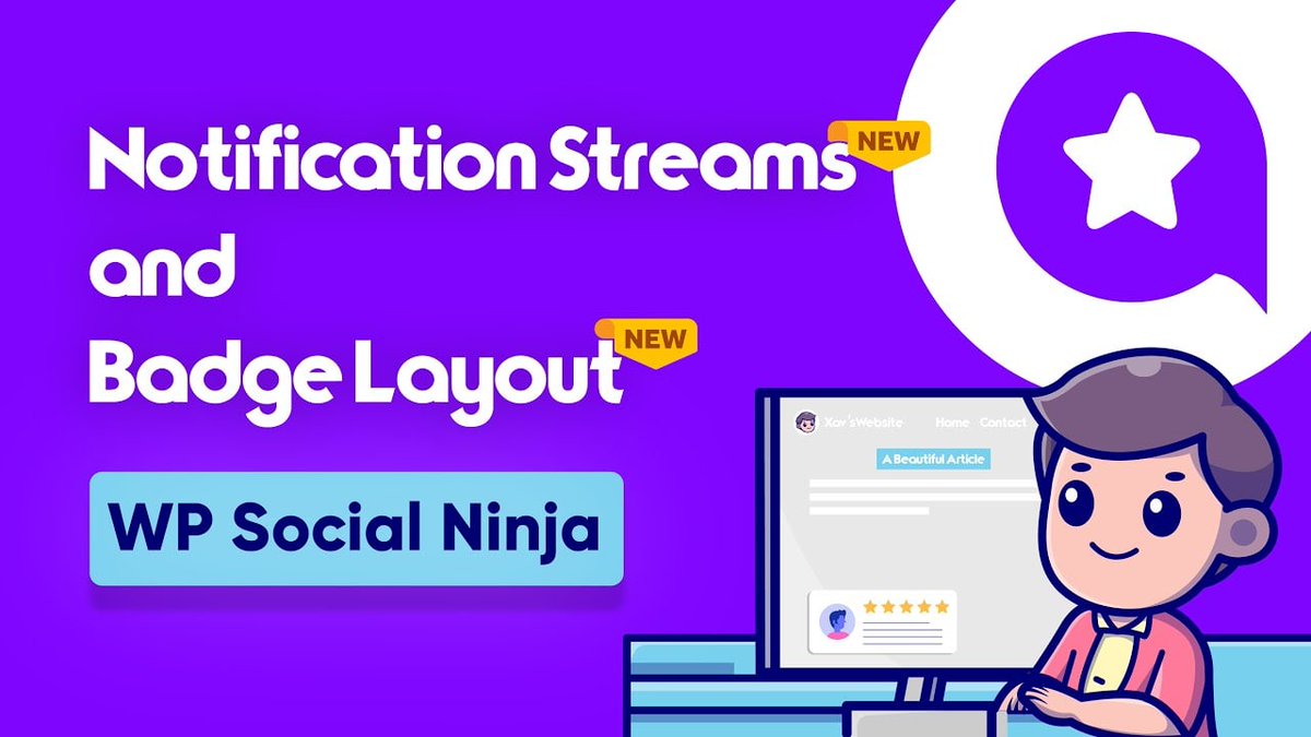 WPSocialNinja's tweet photo. Wanna present your social #reviews in a better way ❓
Watch this video & get to know more about how you can update your website with #WPSocialNinja! 🔥
Click here
👉 https://t.co/i5afi0gnUg
Drop a GIF to give reviews 👇
#Feautures #WordPress #SocialMedia https://t.co/KfkCuJt4UA