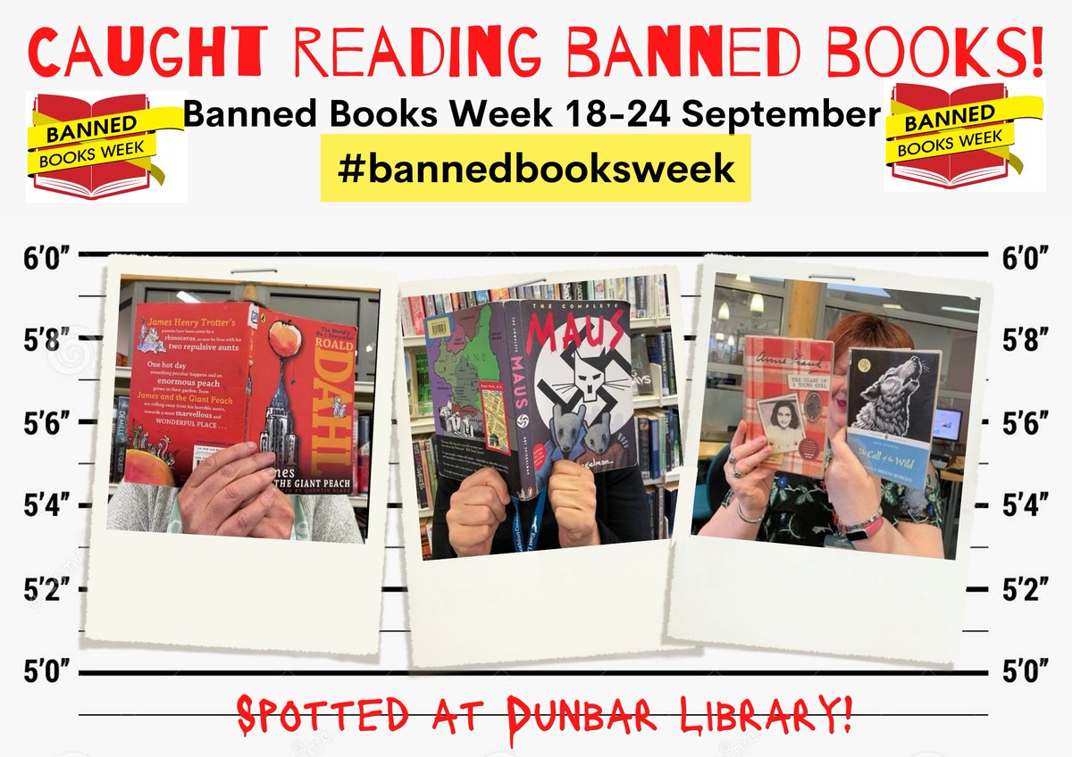 eastlothianlibs's tweet photo. Hmmm... We might need to call in professionals to start identifying these culprits...so that we can congratulate them on their excellent choices for @BannedBooksWeek! π
Is this you, #DunbarLibrary? Keep up the great work!! πππ
#BooksUniteUs #CensorshipDividesUs https://t.co/2nRhllZdB1