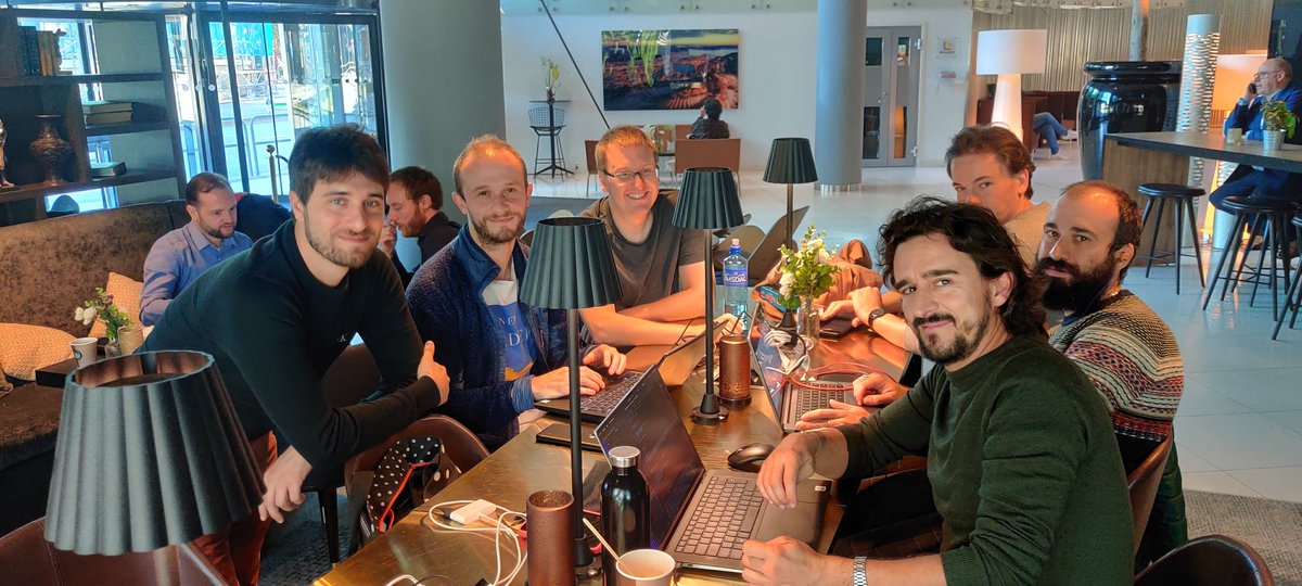 First face to face <a href="/EPOSeu/">EPOS</a> IT meeting after three years! Preparatory work started already.
#bestITteamEver