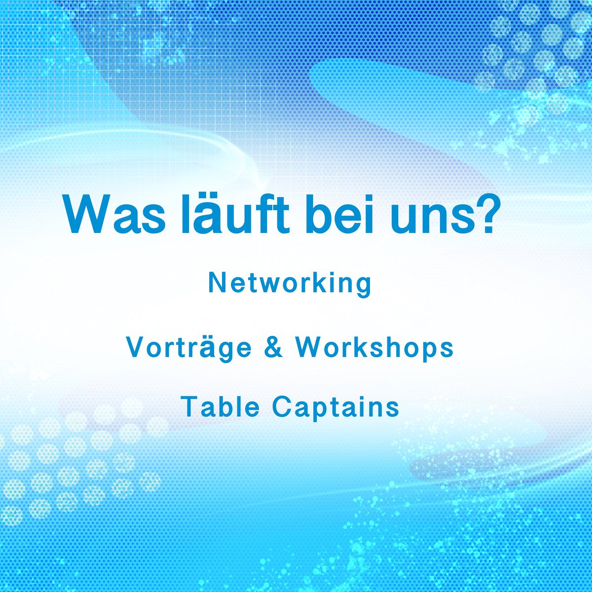NconfeV's tweet photo. Was läuft bei uns?
Networking, Vorträge, Workshops, Table Captains und vieles mehr.

Holt euch euer Ticket und kommt vorbei! 

#nconf #konferenz #festival #it #ITfestival #informatik #digital  #conference #student #coding #rostock https://t.co/EXgfNCnuu3