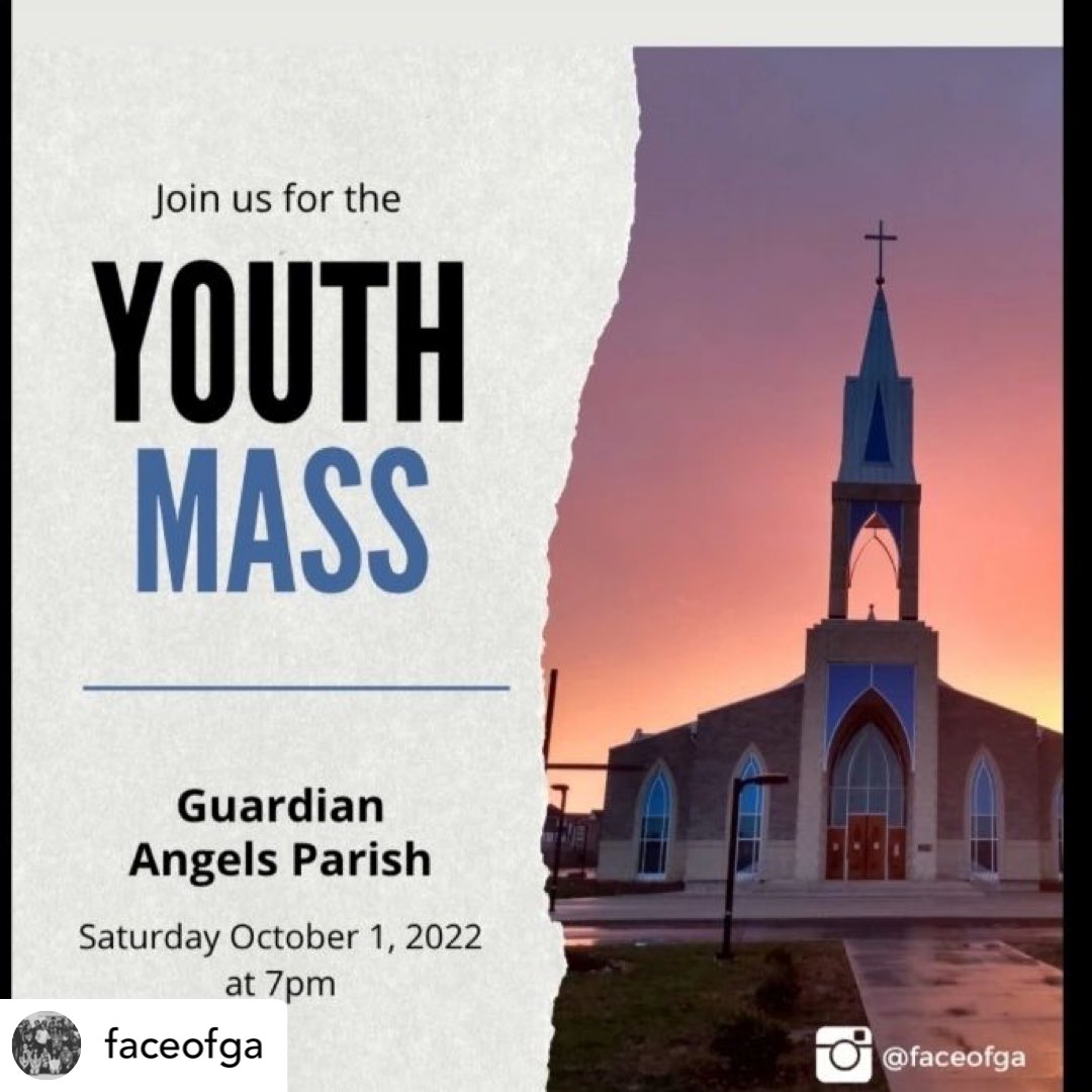 EdCampionCSS's tweet photo. Come join our Guardian Angels Pariah community for their 1st Youth Mass on Sunday,Oct 1st at 7pm. #campioncommunity https://t.co/EPwgpTlAiX