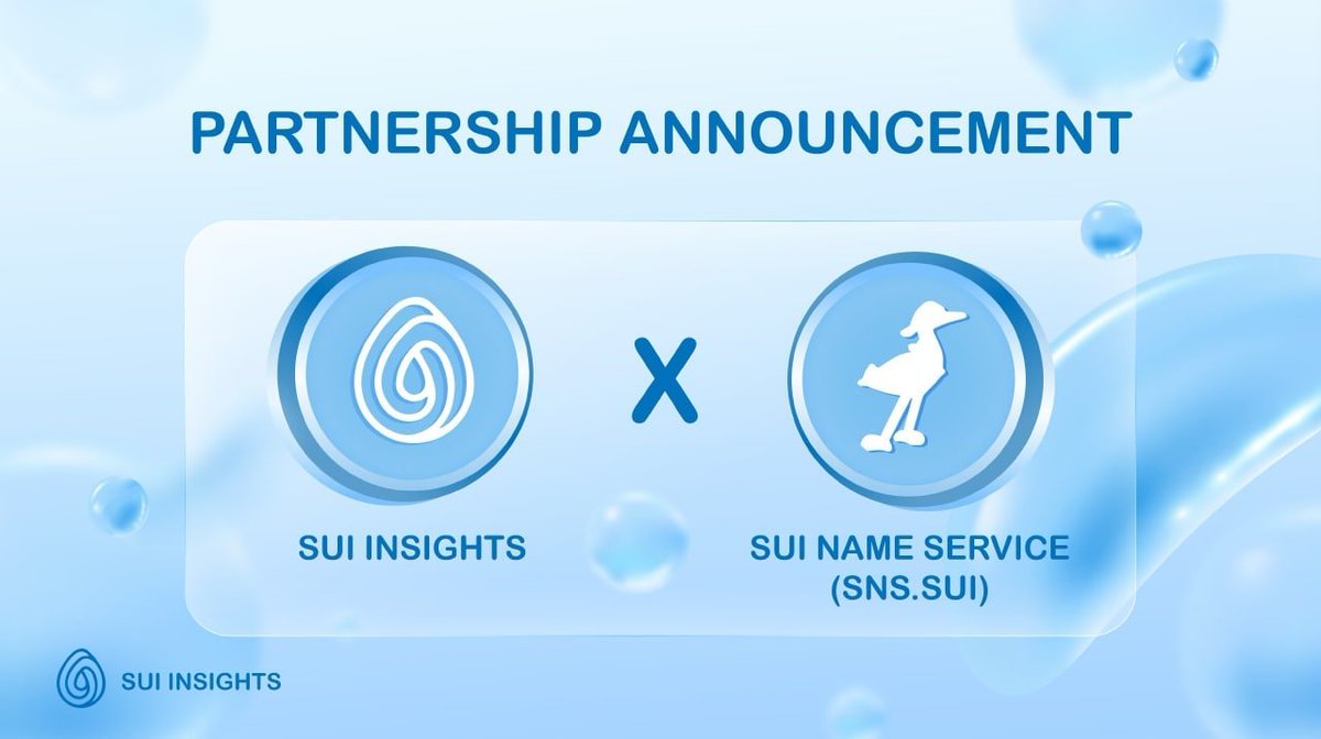 📍We celebrate our partnership 🔥

⚡️We are giving away 5 WL places/Stork roles to 5 winners! 😍 You can use it to mint domain before anyone else.

To win 👇
1️⃣ Follow <a href="/SuiInsights/">SuiInsights.sui 💧</a> &amp; <a href="/snsstork/">Stork - Old handle</a>
2️⃣ Like &amp; Retweet this tweet
3️⃣ Tag 3 friends

#sui #suiinsights #suiecosystem #suiname