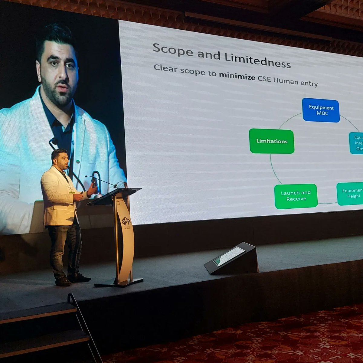 gpa_gcc_chapter's tweet photo. #Day3 Afternoon Session
Presenter: Yousef Al-Haddad, @EQUATEofficial
Topic: Plant Sustainablility- Industry 4.0 Innovation
#GPAGCCChapter #gasprocessing #gpagcc #day3 #oilandgasindustry #kuwait #conference #Exhibition #speaker #session #technicalsession #presenter https://t.co/UmBIIEZJ34