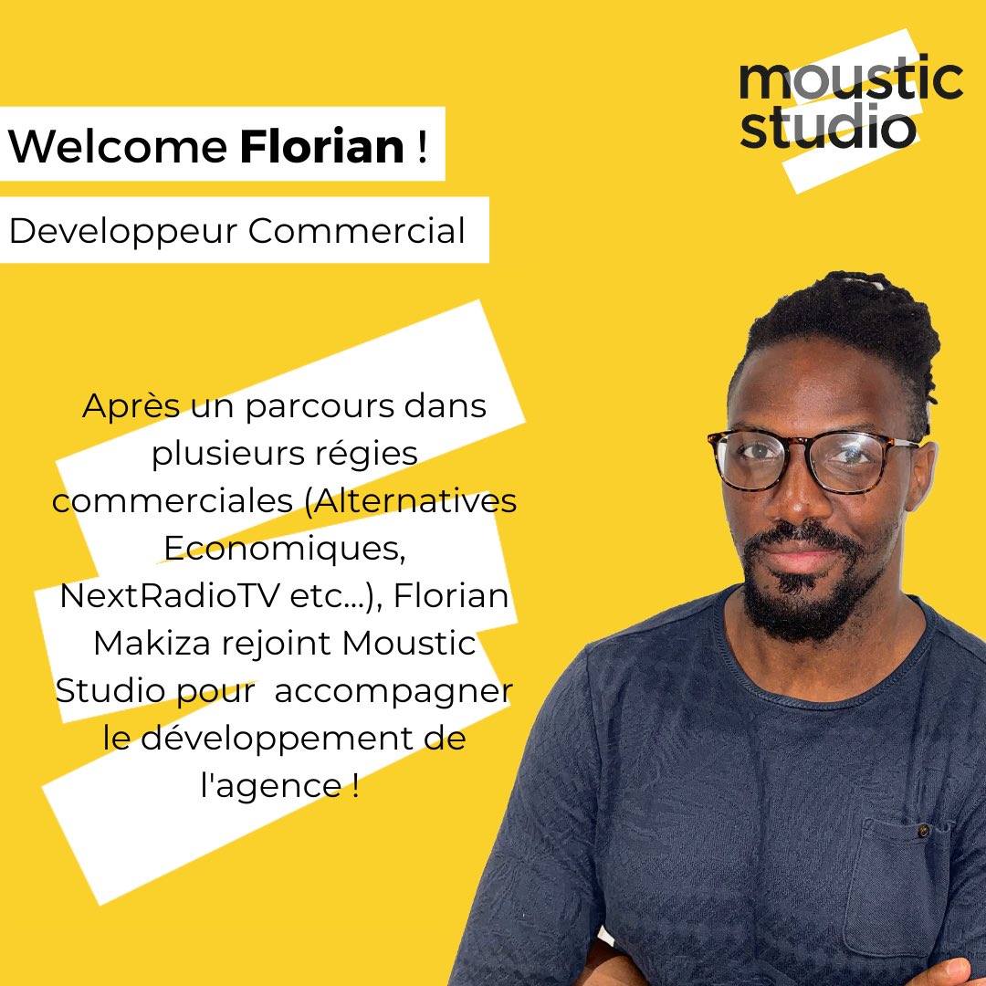 MousticStudio's tweet photo. 🎉 Nouvel arrivant 🎉

Bienvenue à Florian Makiza que nous accueillons en tant que développeur commercial chez Moustic Studio ! 👋🏼 https://t.co/HXGkmhBc6W