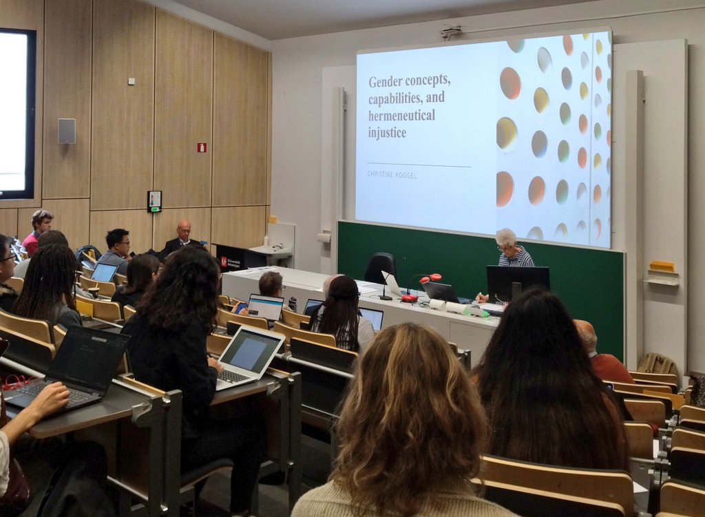 astrid_jamar's tweet photo. Fascinating panel discussions on Capability &amp; Oppression: The Role of Epistemic Injustice! Thanks @JayDrydyk @kwatene and Christine Koggel for getting us to think about knowledge generation, multi-generations &amp; collective continuance #HDCA2022 https://t.co/ohVfdyUO1I