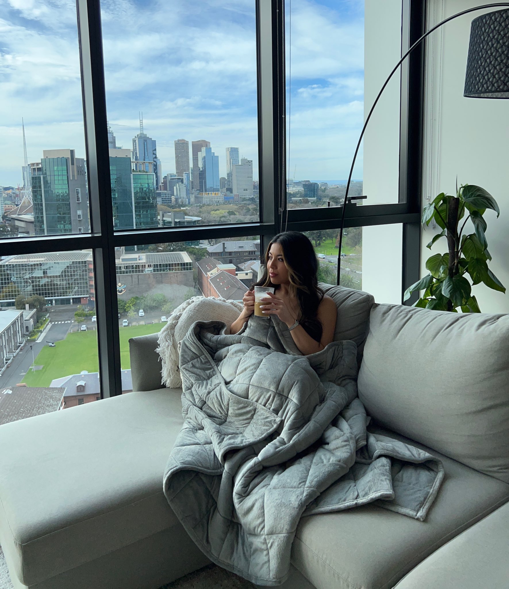 Emille on Twitter "Weighted blanket for those cosy couch days ☁️ 35